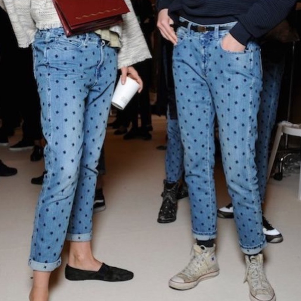 Stella McCartney Embroidered Jean•S/M